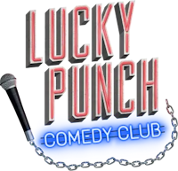 Logo/Schriftzug des Lucky Punch Comedy Clubs
